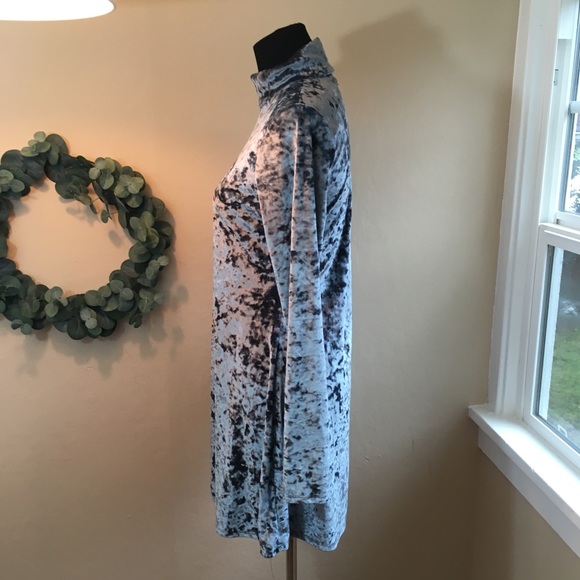 Kimchi Blue Urban Outfitters Blue Velvet Dress - Picture 5 of 7